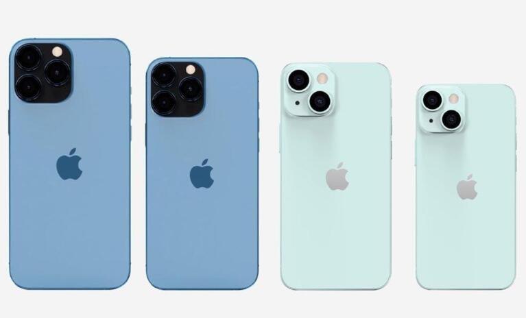 iPhone13將采用劉海全面屏設計,攝像頭對角線布局，七種配色可供選擇