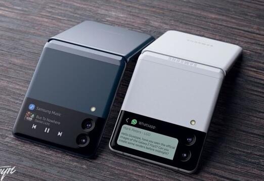 三星Galaxy Z Flip3：對稱折疊顯示屏，磨砂玻璃機身背面